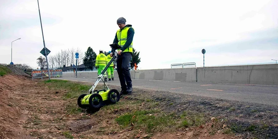 Illustrative image of GPR (Ground Penetrating Radar) survey in Derby