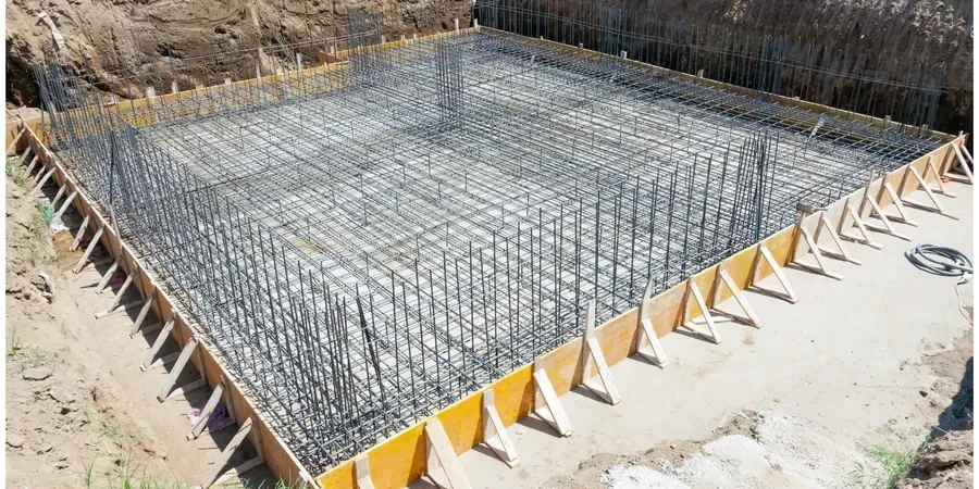 Illustrative image of Raft/mat foundation design in Derby